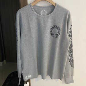 Chrome Hearts Classic Cross Waffle Sweatshirt